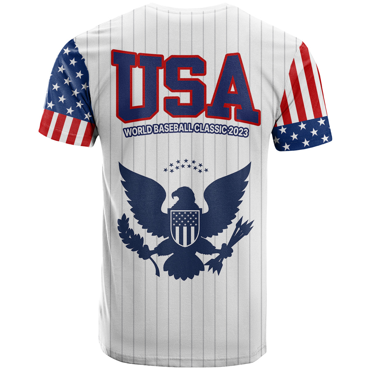 United States 2023 Baseball Classic Uniform USA Flag T Shirt - Wonder Print Shop