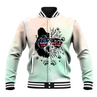 Personalised Mama Bear US Flag First Mother's Day Together Baseball Jacket TS07 - Wonder Print Shop