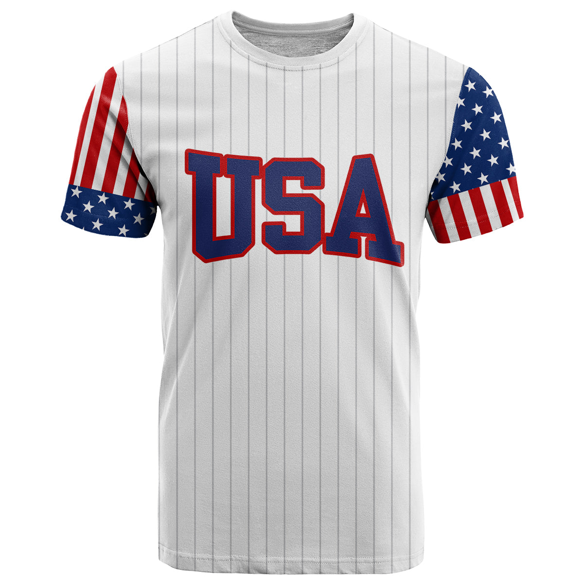 United States 2023 Baseball Classic Uniform USA Flag T Shirt - Wonder Print Shop