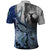 Deer Hunting Stag In The Night Abstract Pattern Polo Shirt - Wonder Print Shop