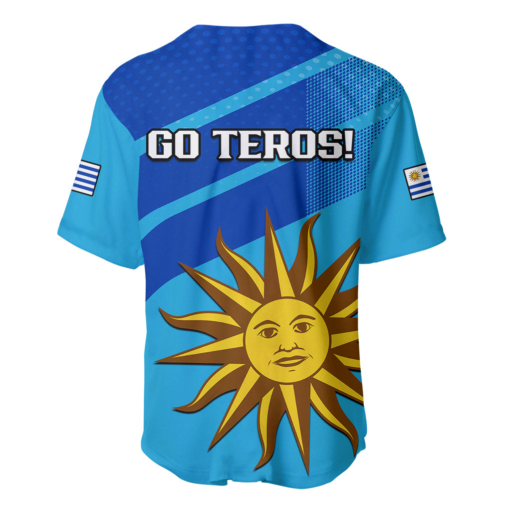 Uruguay Rugby 7s Sporty Style Baseball Jersey - Wonder Print Shop