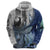 Deer Hunting Stag In The Night Abstract Pattern Hoodie - Wonder Print Shop