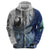 Deer Hunting Stag In The Night Abstract Pattern Hoodie - Wonder Print Shop