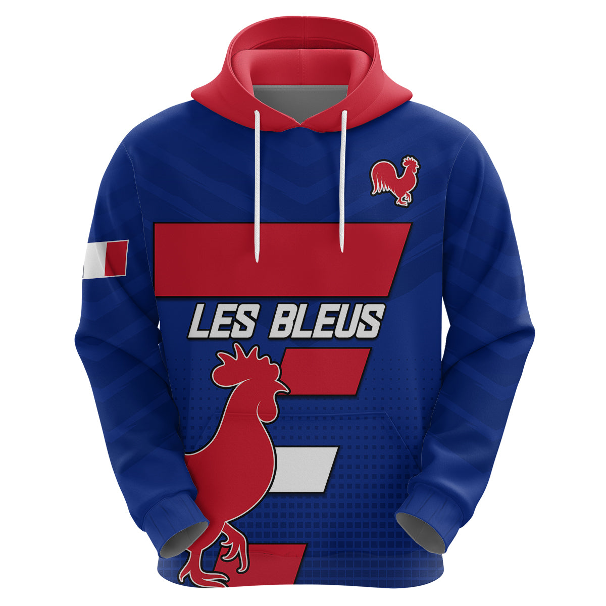 France Rugby 7s Come On Les Bleus Hoodie - Wonder Print Shop