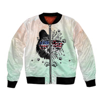 Personalised Mama Bear US Flag First Mother's Day Together Bomber Jacket TS07 - Wonder Print Shop