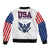 United States 2023 Baseball Classic Uniform USA Flag Bomber Jacket LT9 - Wonder Print Shop
