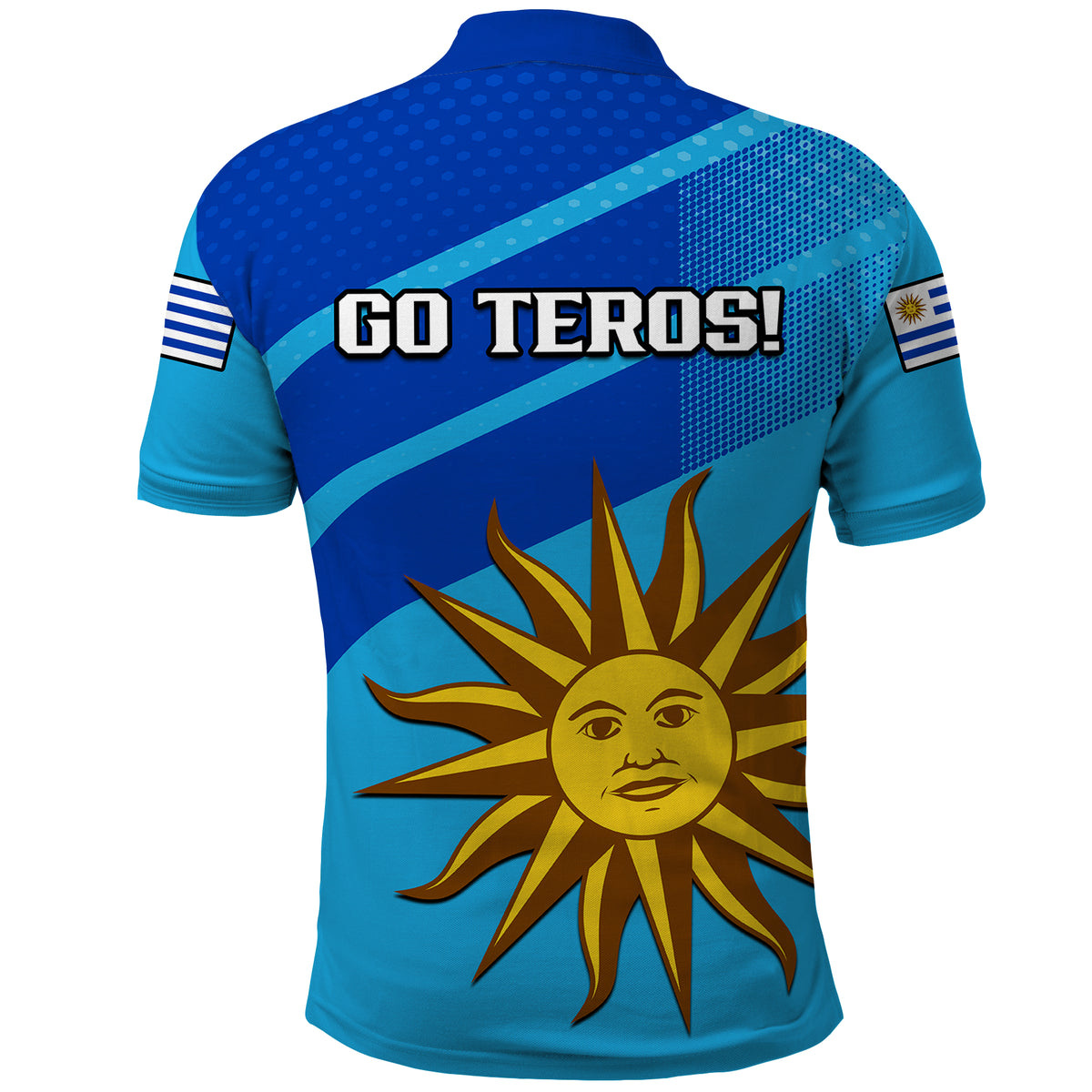 Uruguay Rugby 7s Polo Shirt Sporty Style - Wonder Print Shop