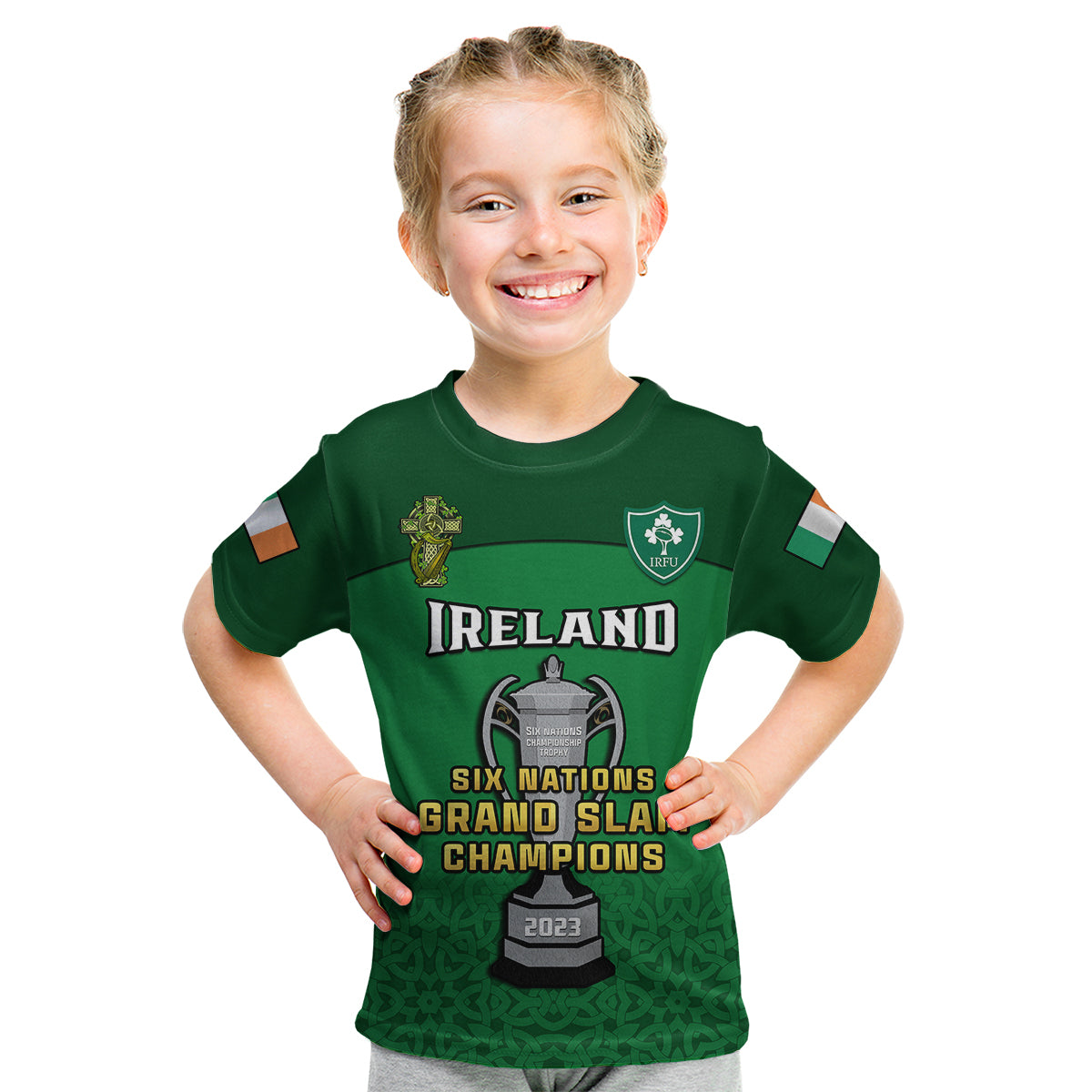 custom-text-and-number-ireland-rugby-2023-champions-six-nations-irish-proud-kid-t-shirt