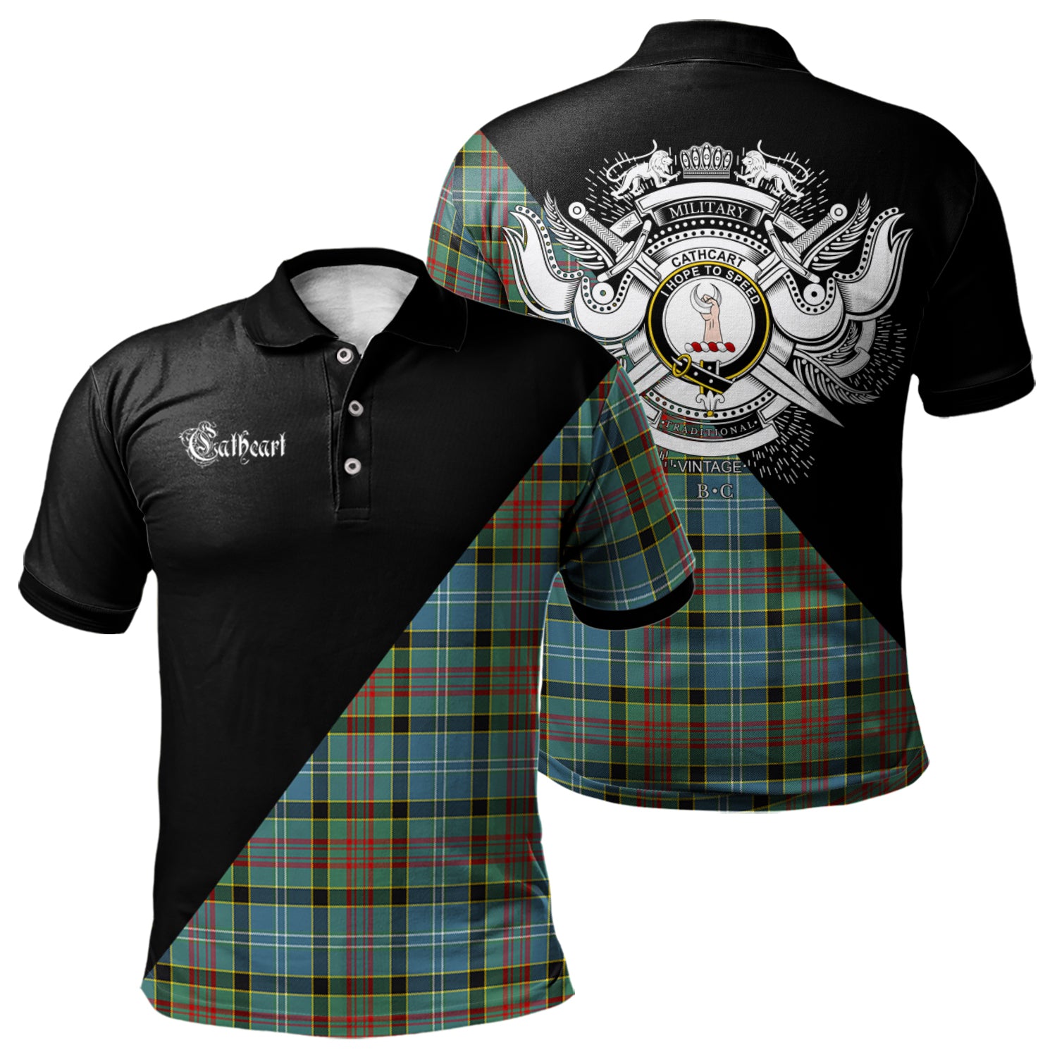 scottish-cathcart-clan-crest-military-logo-tartan-polo-shirt