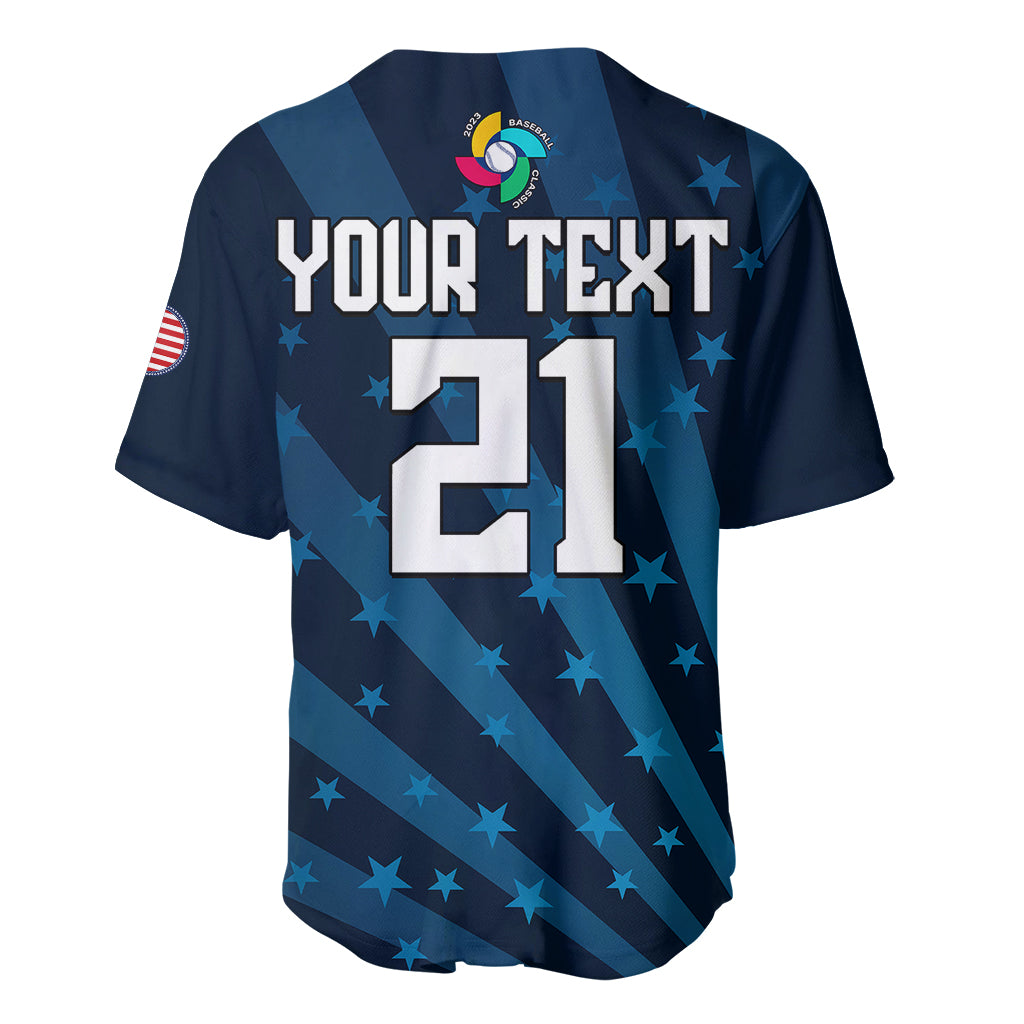 (Custom Personalised) United States 2023 Baseball Classic Baseball Jersey LT9 - Wonder Print Shop