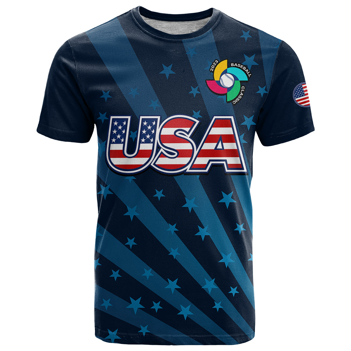 Custom United States 2023 Baseball Classic T Shirt - Wonder Print Shop