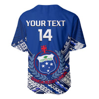(Custom Text And Number) Samoan Rugby Manu Samoa 7s Polynesian Pattern Baseball Jersey - Wonder Print Shop