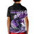 Custom Bass Fishing Purple Polo Shirt for Kid - Wonder Print Shop