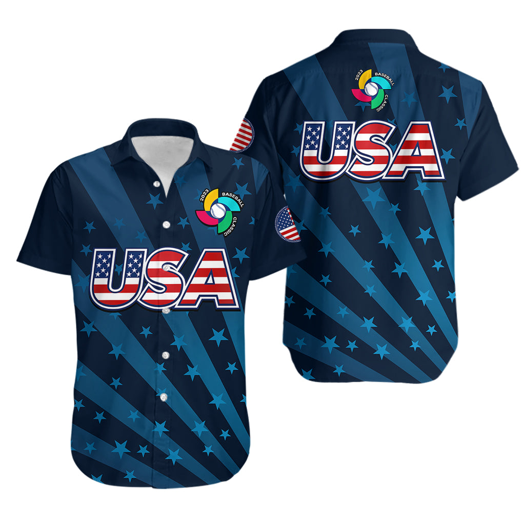 United States 2023 Baseball Classic Hawaiian Shirt - Wonder Print Shop