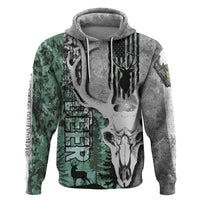 Deer Hunting Abstract Dark Forest Pattern Hoodie - Wonder Print Shop