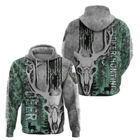Deer Hunting Abstract Dark Forest Pattern Hoodie - Wonder Print Shop