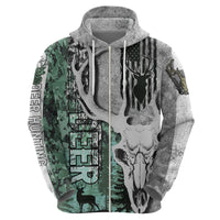 Deer Hunting Abstract Dark Forest Pattern Hoodie - Wonder Print Shop