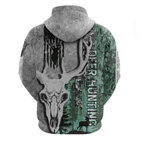 Deer Hunting Abstract Dark Forest Pattern Hoodie - Wonder Print Shop