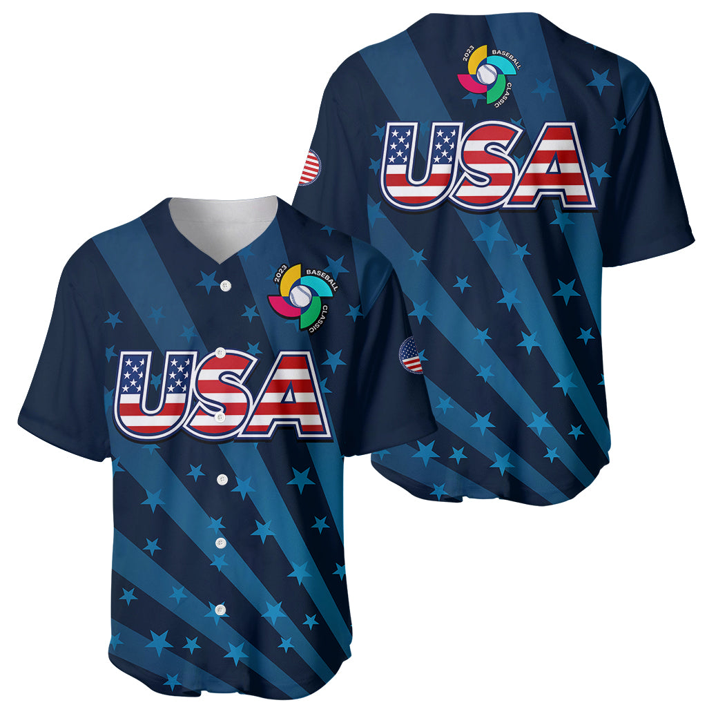United States 2023 Baseball Classic Baseball Jersey LT9 - Wonder Print Shop