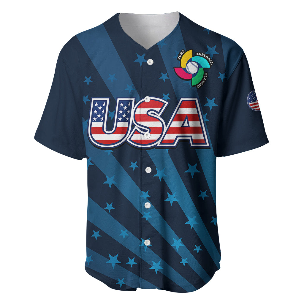 United States 2023 Baseball Classic Baseball Jersey LT9 - Wonder Print Shop