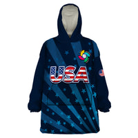 United States 2023 Baseball Classic Wearable Blanket Hoodie - Wonder Print Shop