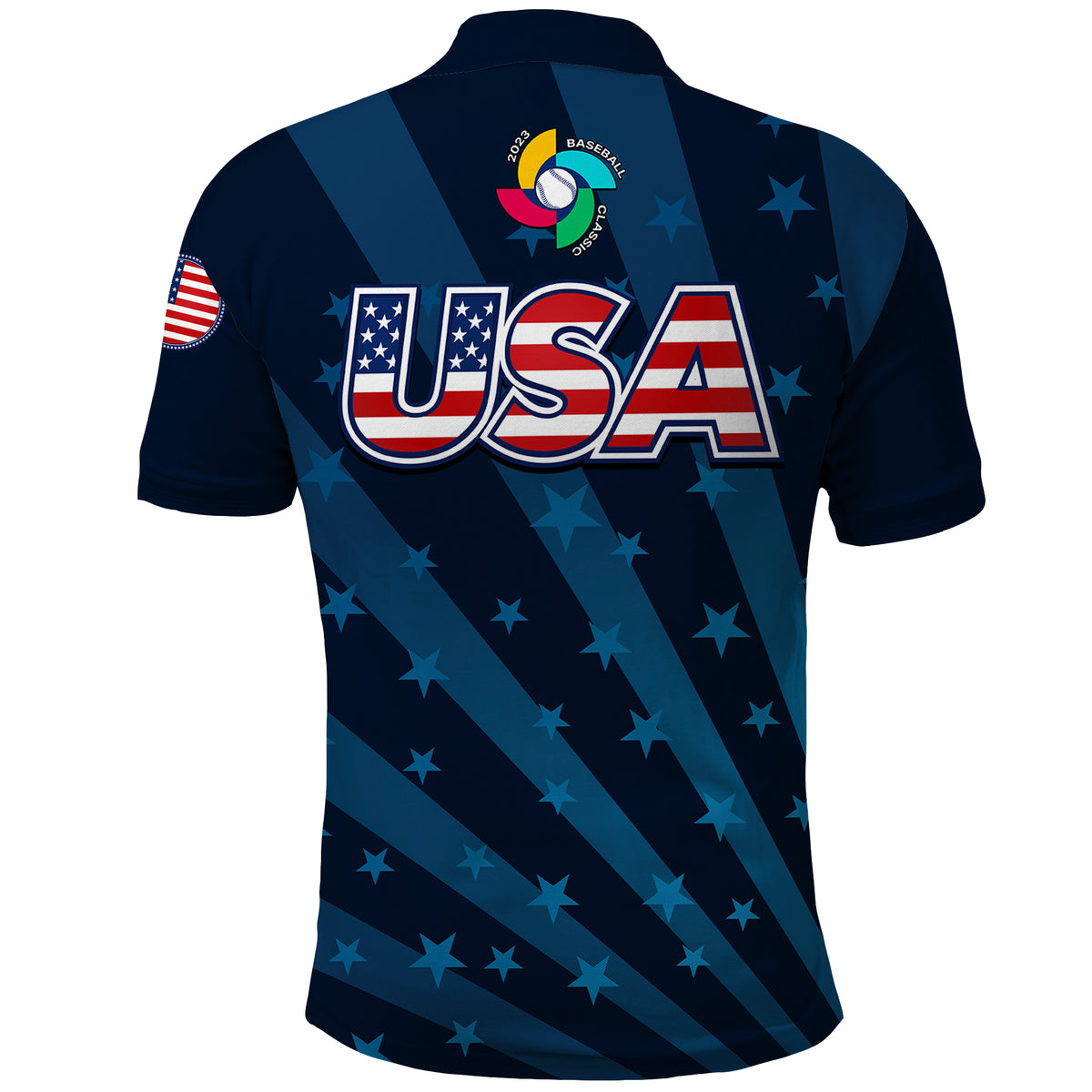 United States 2023 Baseball Classic Polo Shirt - Wonder Print Shop
