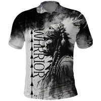 Native American Chiefs Headdress Warriors Smoking Style Polo Shirt - Wonder Print Shop