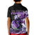 Largemouth Bass Fishing Polo Shirt Purple for Kid - Wonder Print Shop