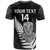 Custom Aotearoa Rugby Sevens All Black Tiki Fern T Shirt - Wonder Print Shop