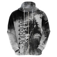 Native American Chiefs Headdress Warriors Smoking Style Hoodie - Wonder Print Shop