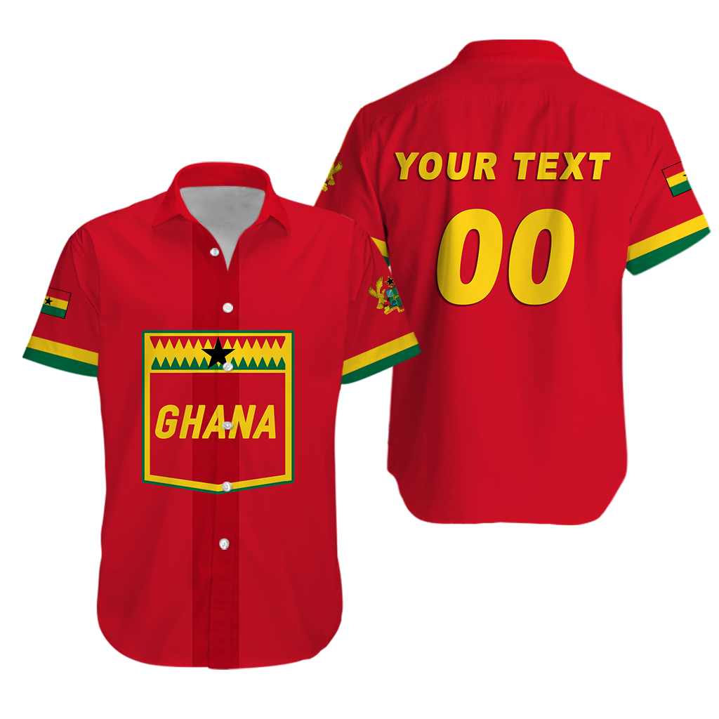 (Custom Personalised) Ghana Football World Cup 2022 Champions Pride Hawaiian Shirt 