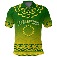 Custom Cook Islands Polynesian Turtle With Tribal Polo Shirt LT12 - Wonder Print Shop