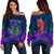 Scotland Rugby 2021 Off Shoulder Sweater Thistle Six Nations LT13 - Wonder Print Shop