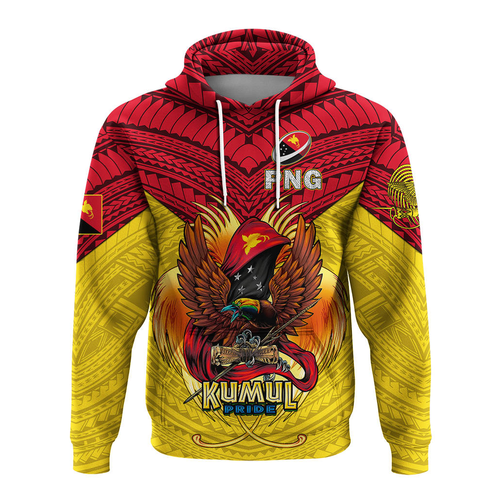 Papua New Guinea Rugby Kumul Pride Hoodie LT2 - Wonder Print Shop