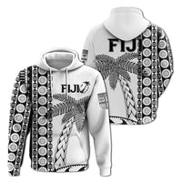 Fiji Rugby Hoodie Coconut Tree With Tapa Pattern LT12 - Wonder Print Shop