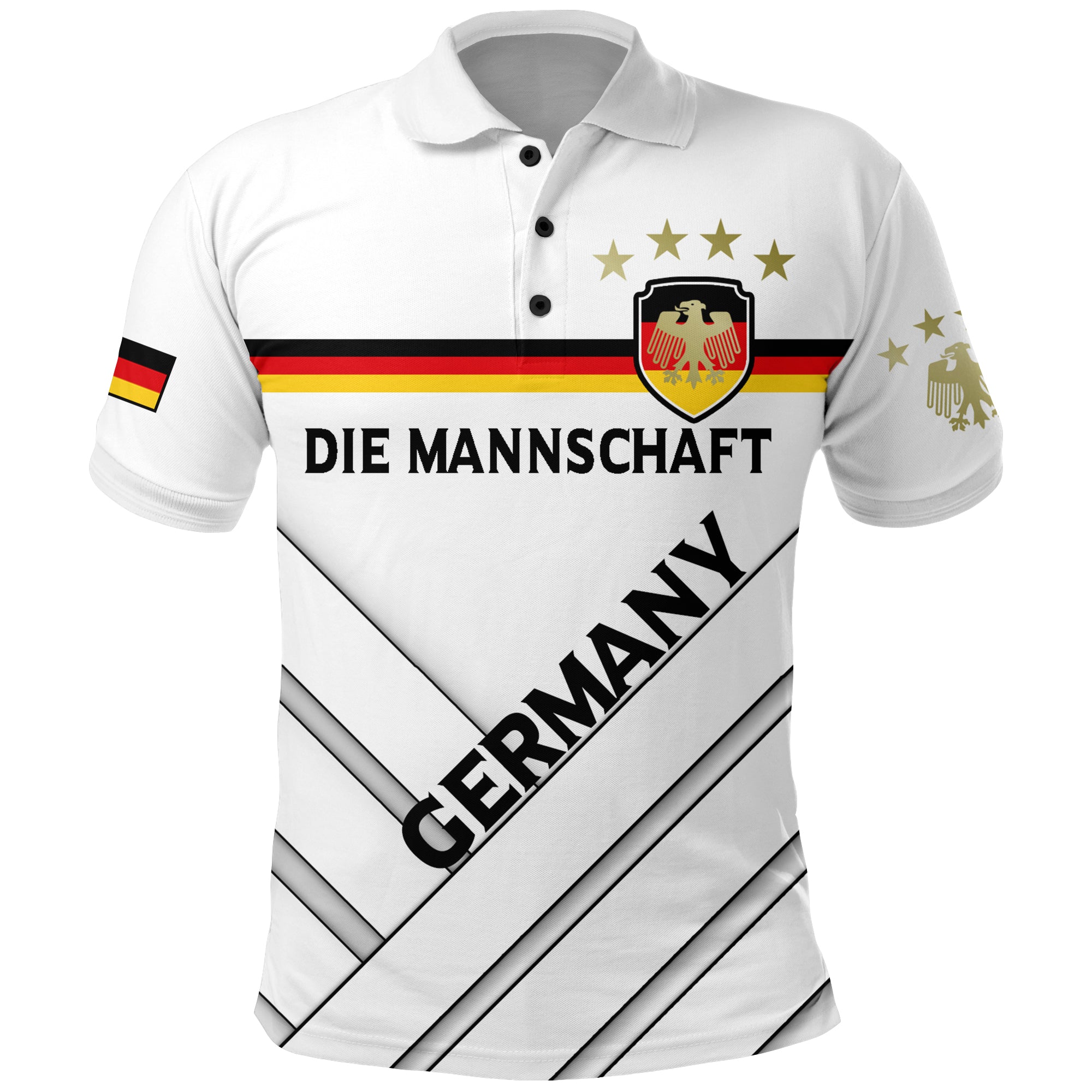Custom Germany Euro Polo Shirt Die Mannschaft LT12 - Wonder Print Shop