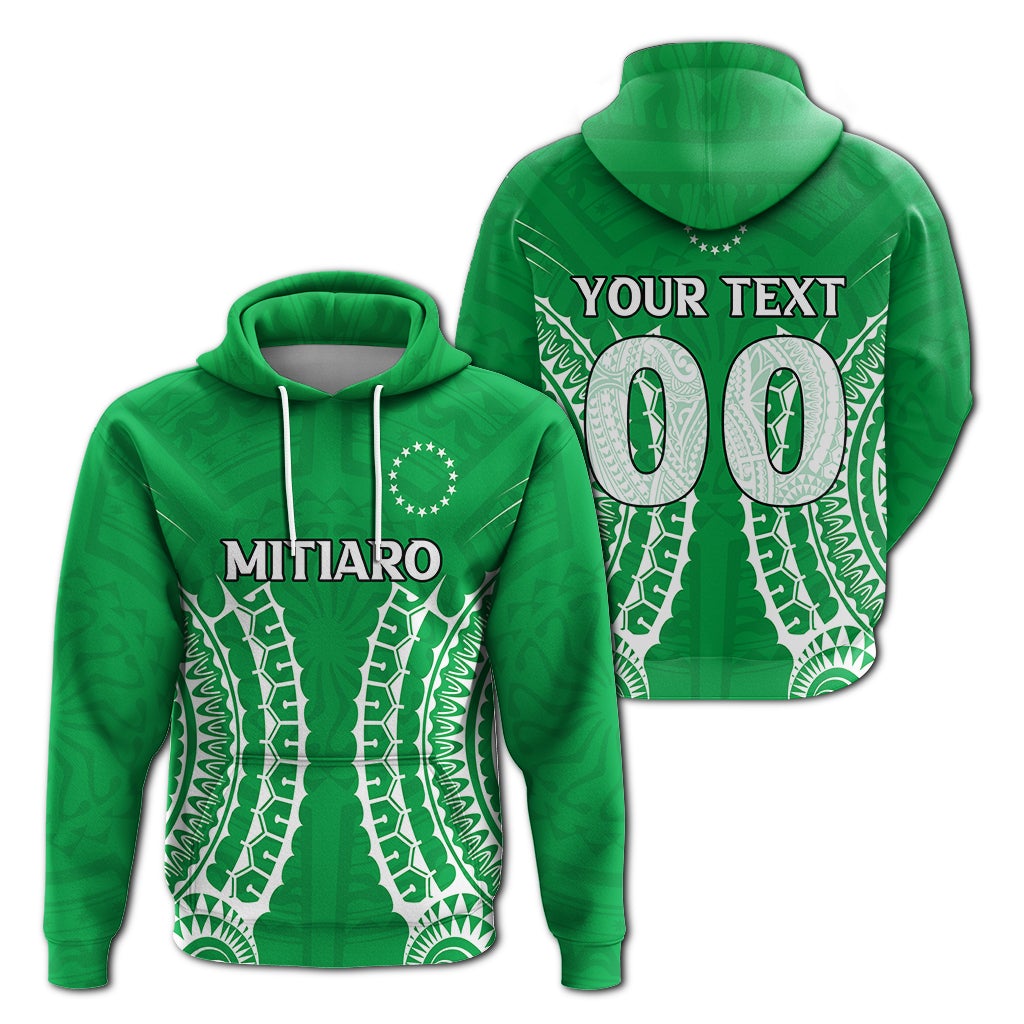 Custom Cook Islands Mitiaro Hoodie Tribal Pattern LT12 - Wonder Print Shop