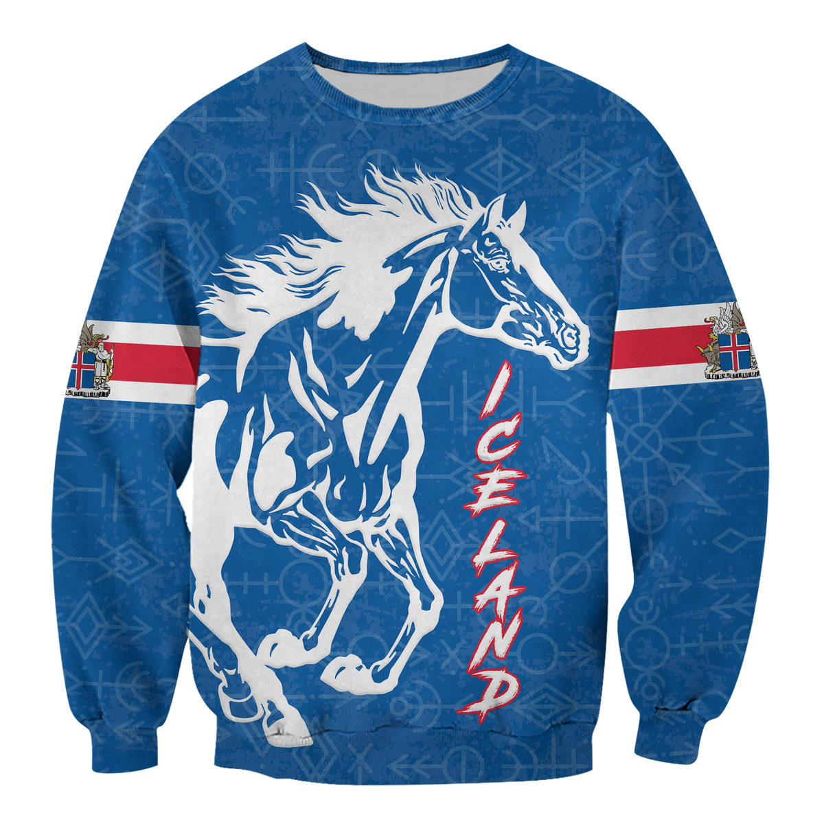 Icelandic Horse Pride Sweatshirt LT12 - Wonder Print Shop