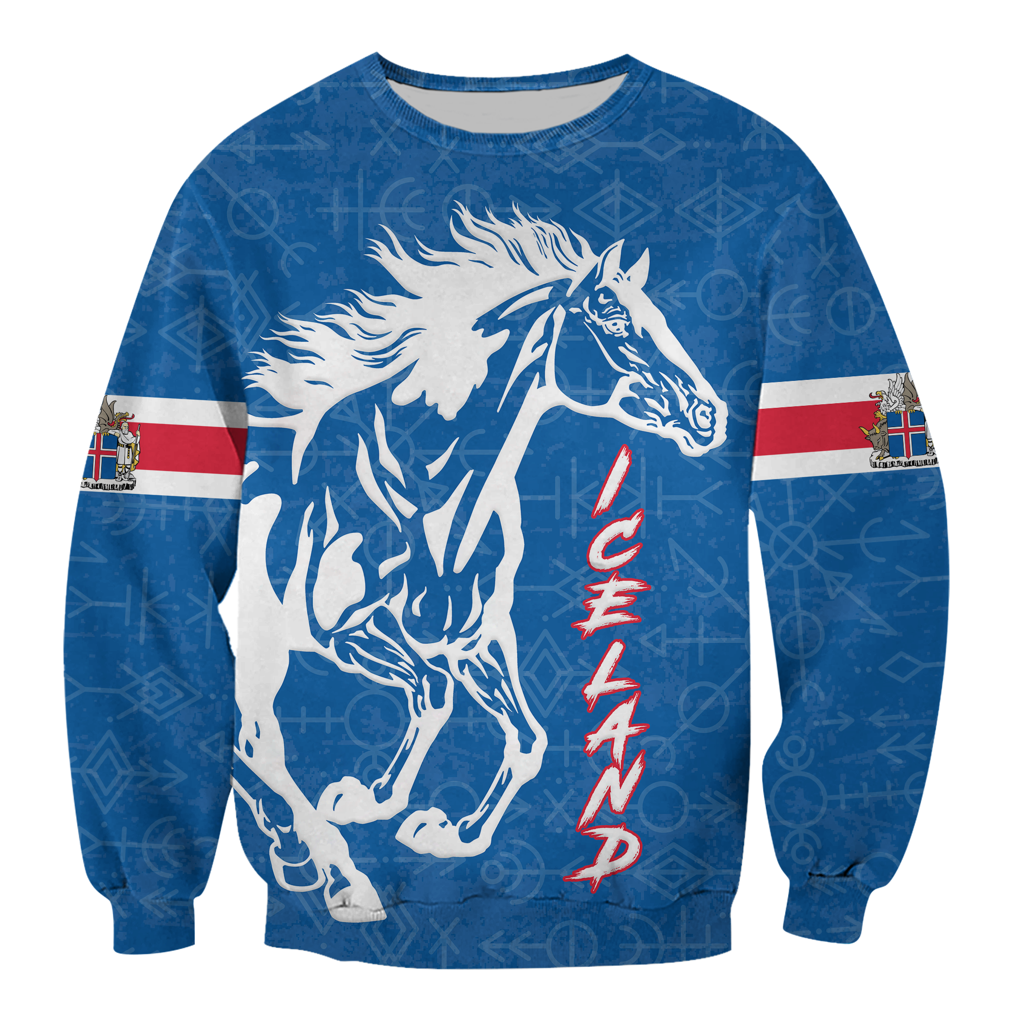 Icelandic Horse Pride Sweatshirt LT12 - Wonder Print Shop