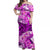 Personalised Hawaii Matching Hawaiian Shirt And Dress Pink Polynesian Turtle and Hibiscus LT13 - Wonder Print Shop