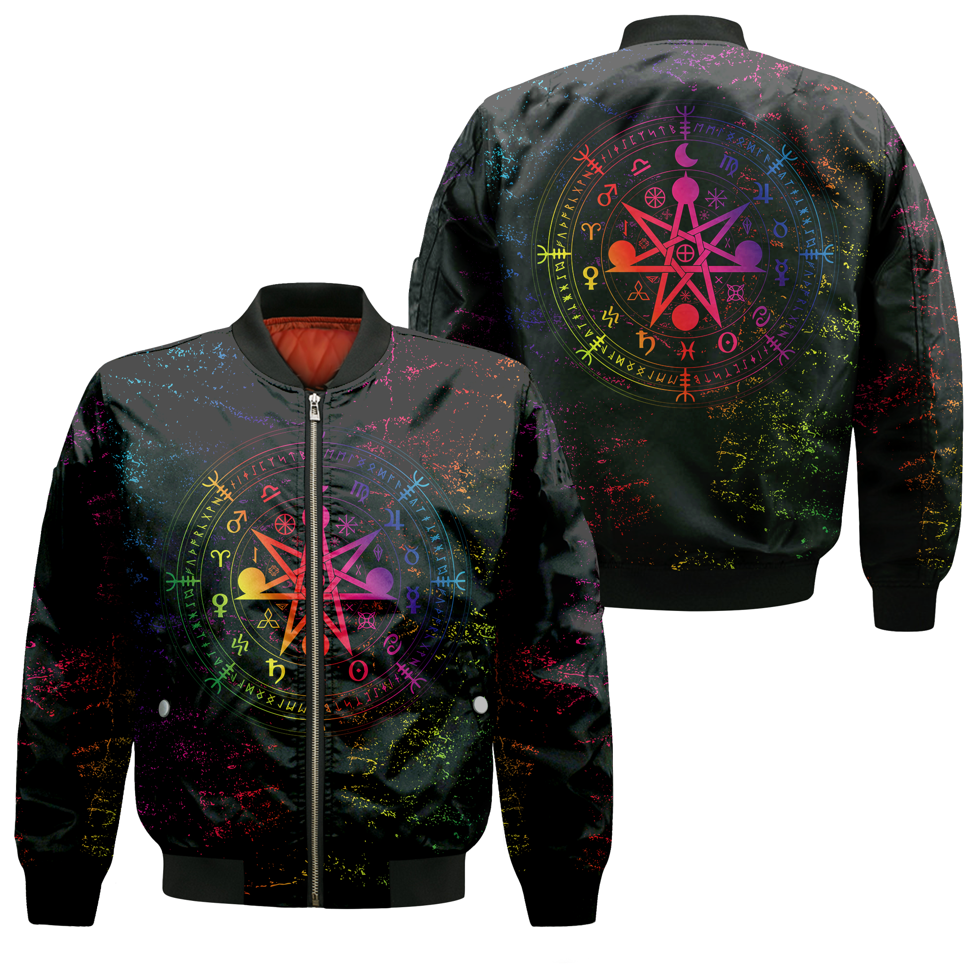 Mystic Wicca Bomber Jacket LT12 - Wonder Print Shop
