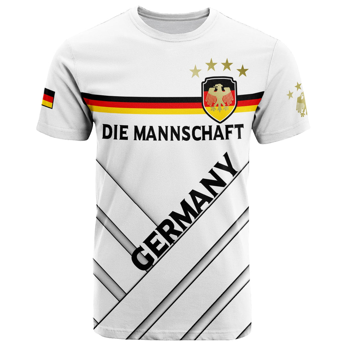 Custom Germany Euro T Shirt Die Mannschaft LT12 - Wonder Print Shop