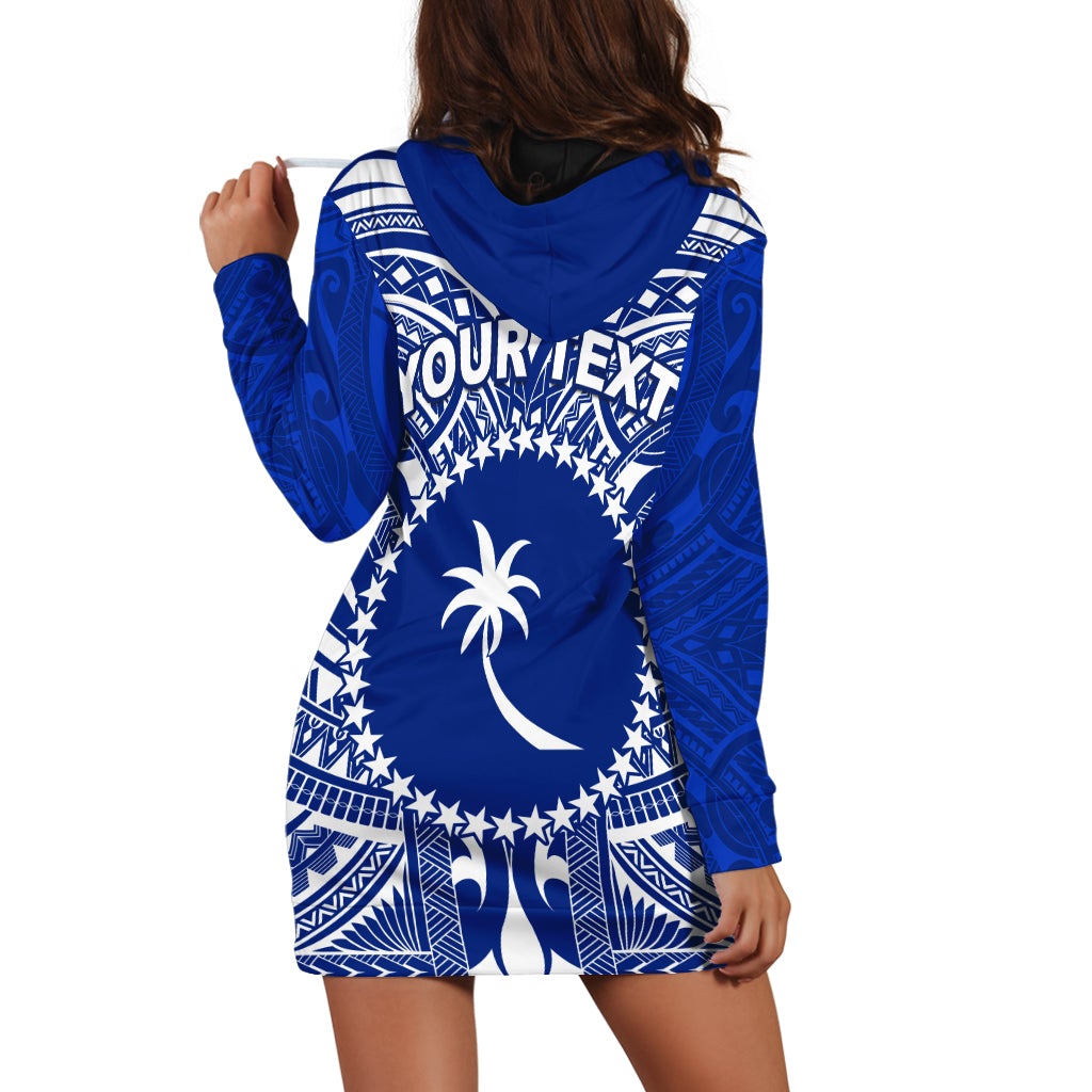 (Custom Personalised ) Chuuk Micronesia Hoodie Dress Simple Pattern LT13 - Wonder Print Shop