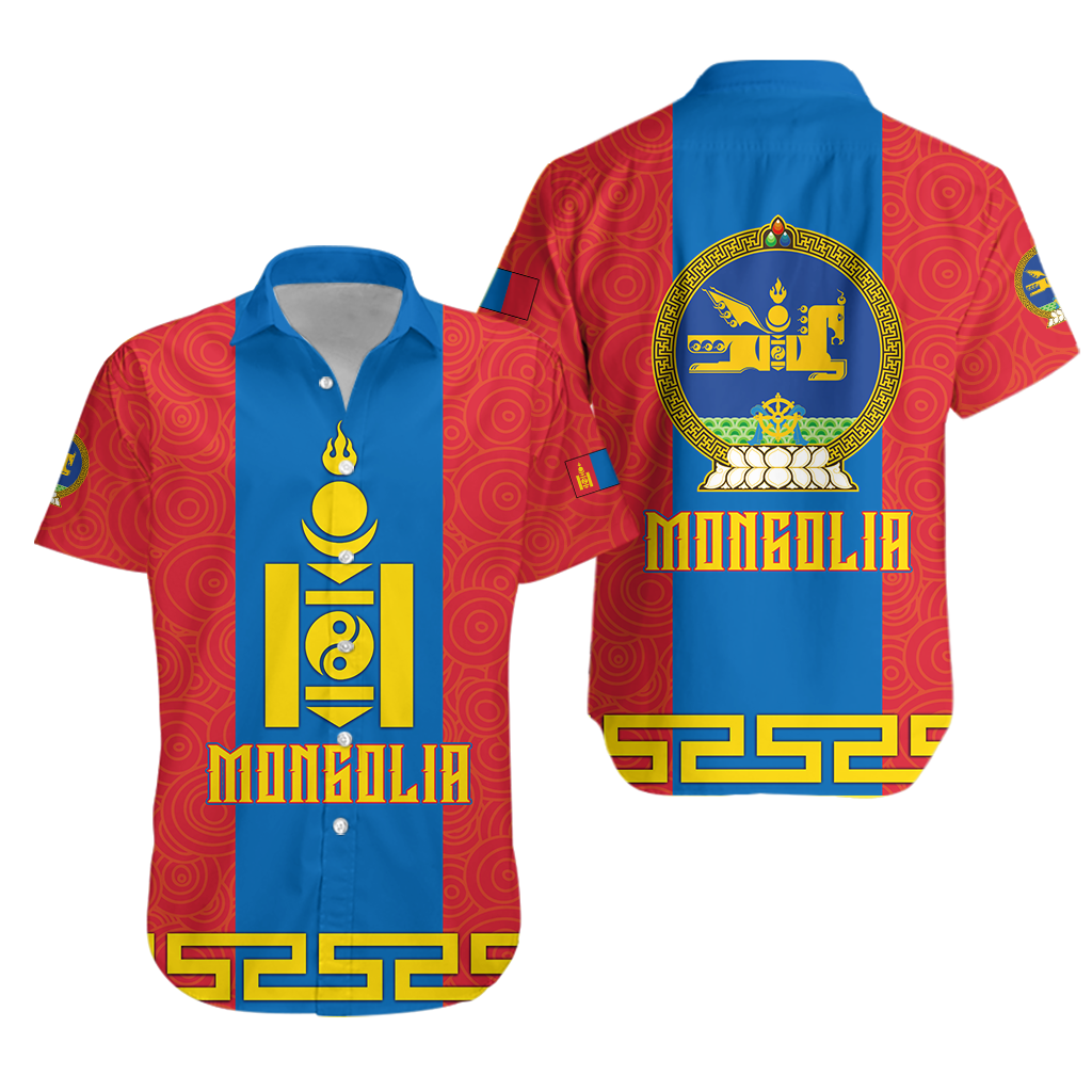 Mongolia Hawaiian Shirt Proud Mongolian LT12 - Wonder Print Shop