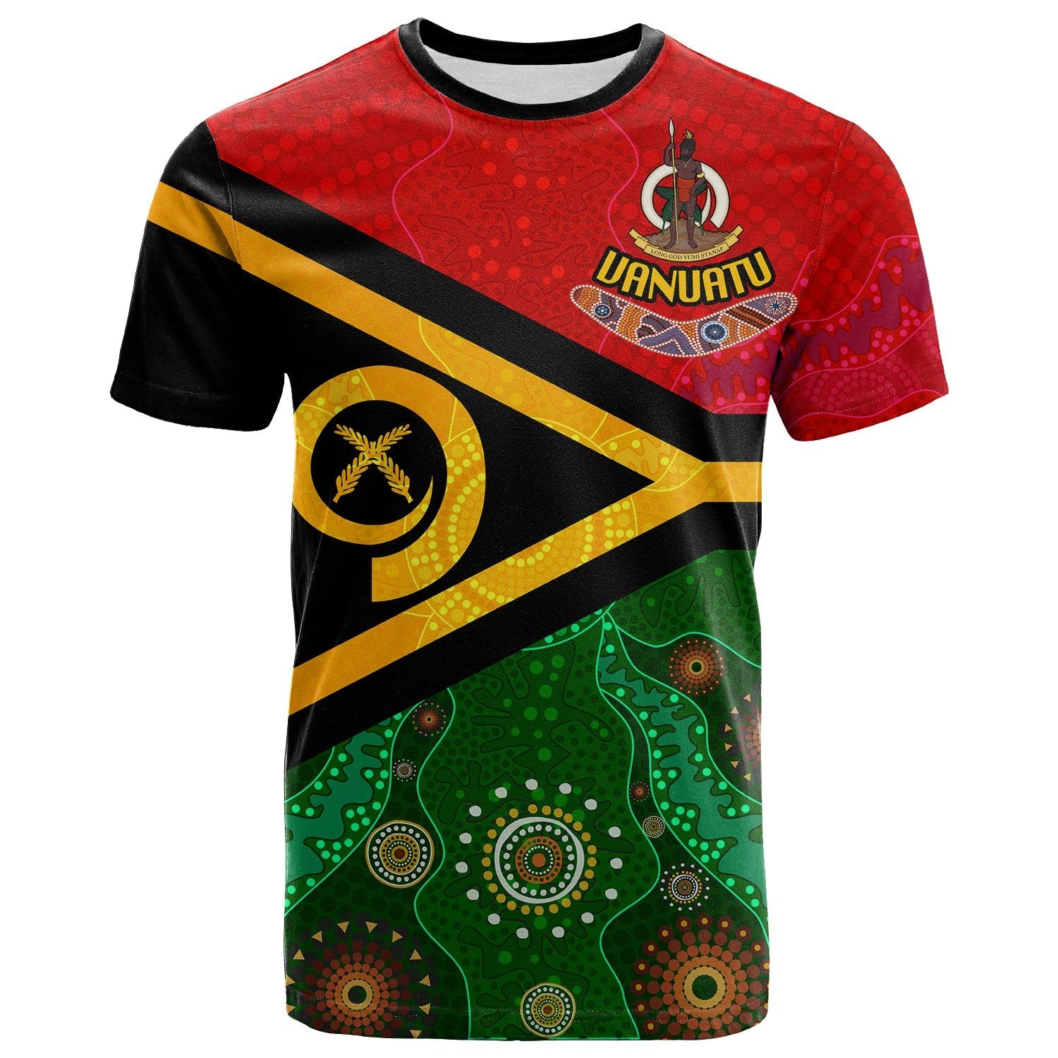 custom-personalied-vanuatu-with-aboriginal-patterns-t-shirt