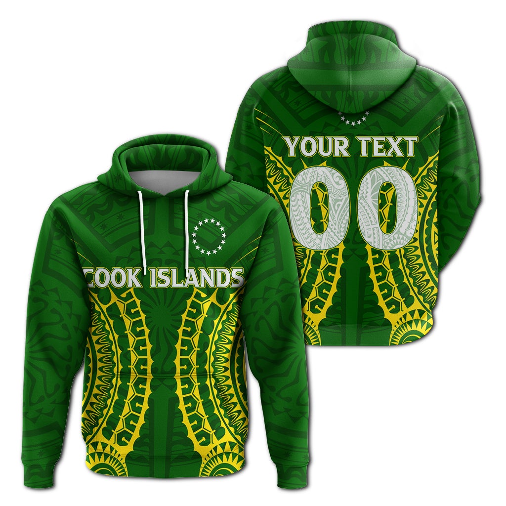 Custom Cook Islands Hoodie Tribal Pattern LT12 - Wonder Print Shop