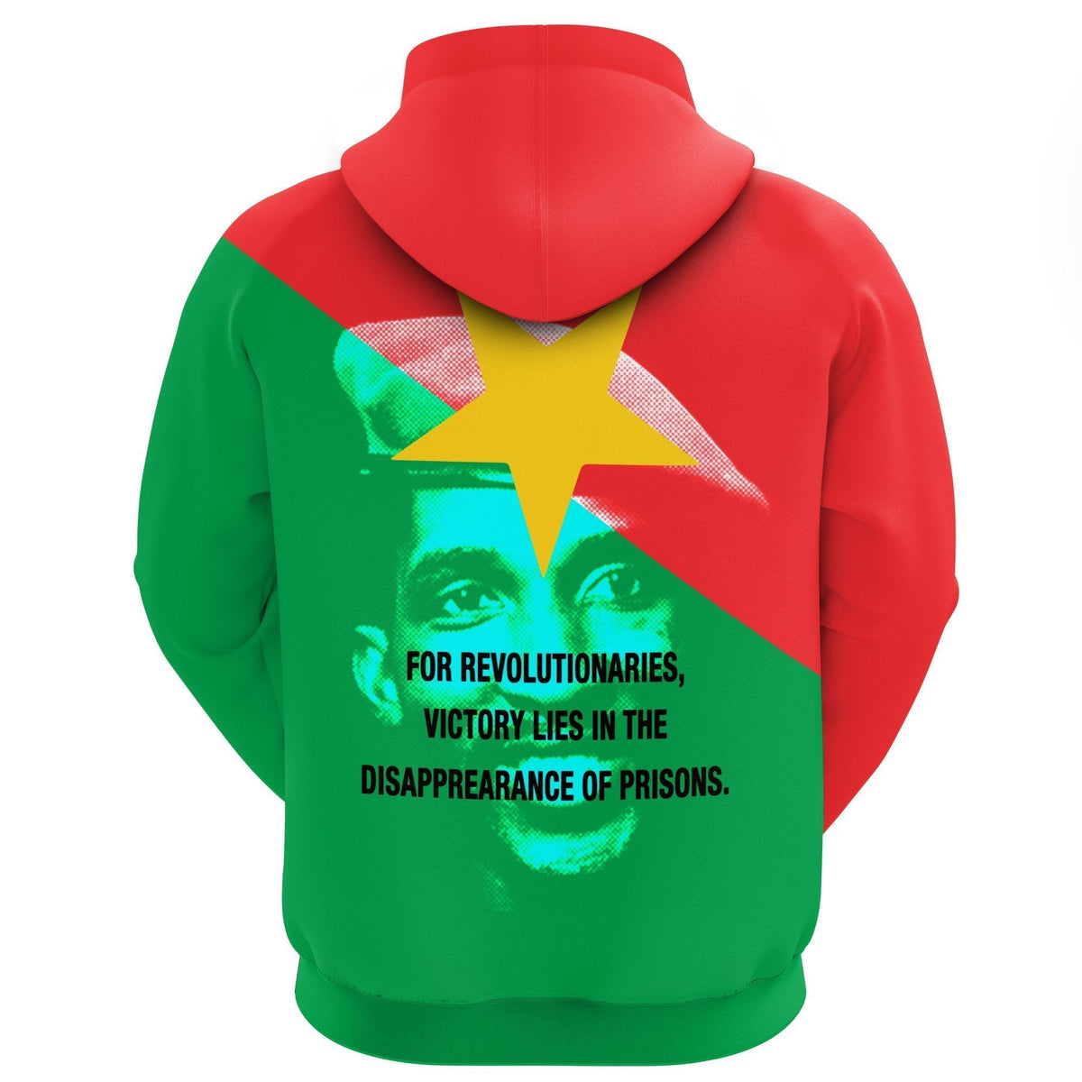 African Hoodie Thomas Sankara Historic Pullover Hoodie - Wonder Print Shop