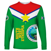 South West Ethiopia Pride Long Sleeve Shirt LT12 - Wonder Print Shop
