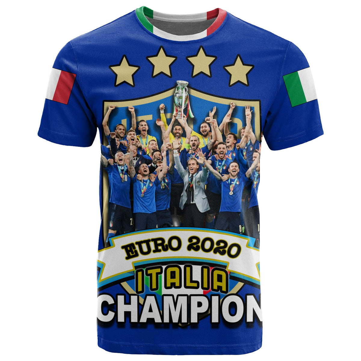 Italy Champion Euro Cup 2020 T Shirt LT20 - Wonder Print Shop