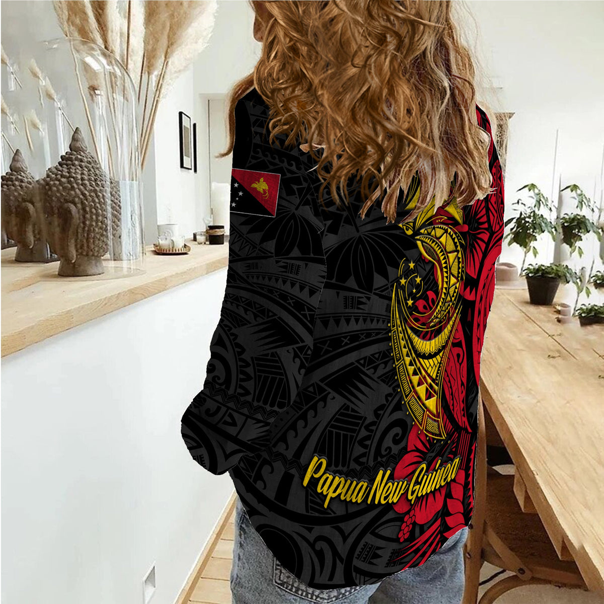 Papua New Guinea 47th Independence Day Bird Of Paradise Women Casual Shirt LT2 - Wonder Print Shop